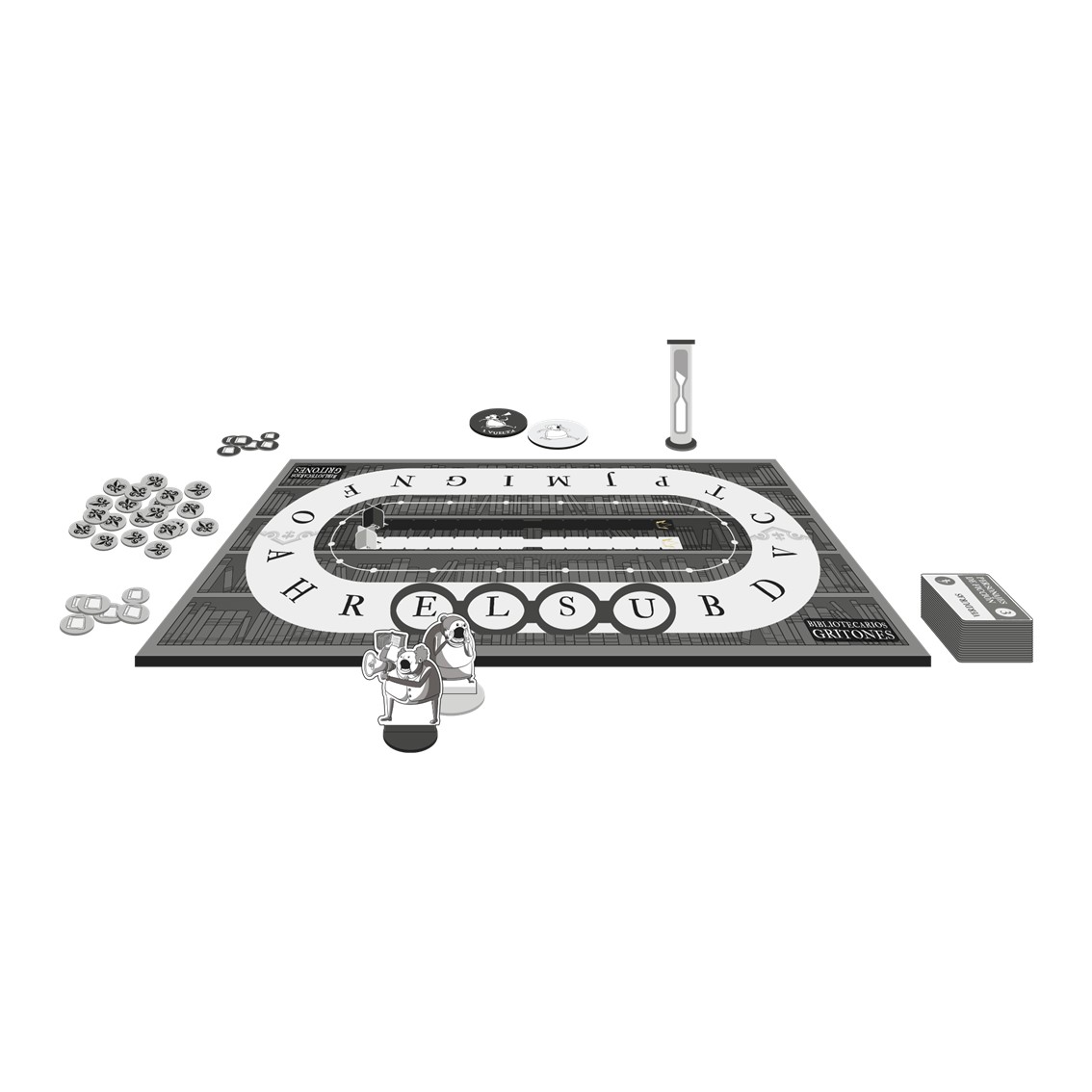 JUEGO DE MESA BIBLIOTECARIOS GRITONES EDAD RECOMENDADA 7 AÑOS