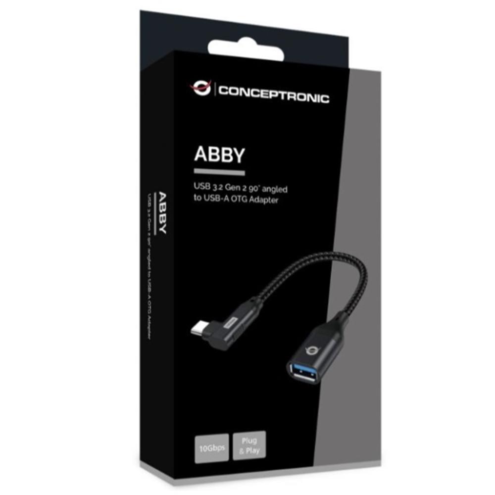 ADAPTADOR USB TIPO C A USB TIPO A CONCEPTRONIC MACHO-HEMBRA