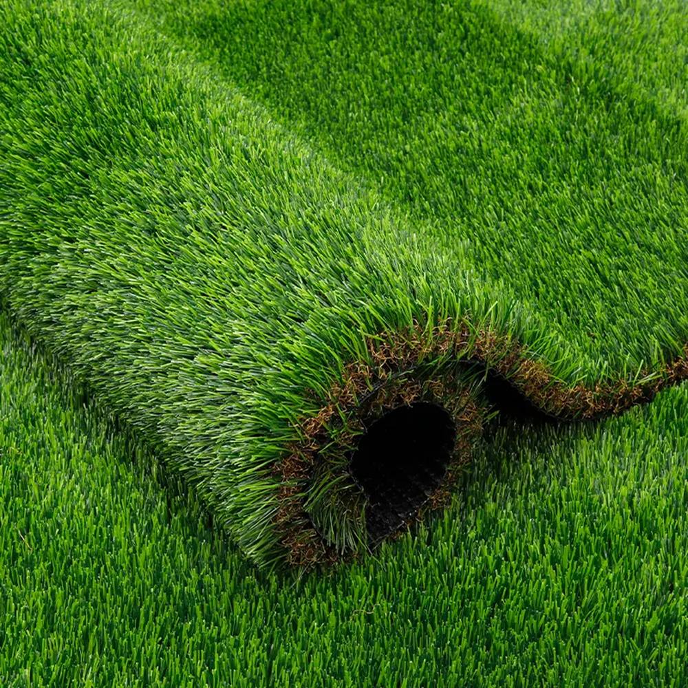 3NOD CESPED ARTIFICIAL2M X 5M 40MM DE ALTURA ALTA DENSIDAD COLOR VERDE