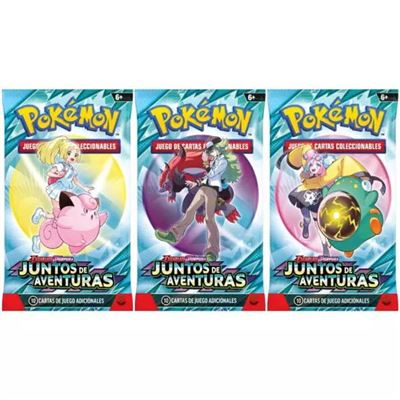 POKEMON TCG ESCARLATA Y PÚRPURA JUNTOS DE AVENTURAS BOOSTER ESPAÑOL