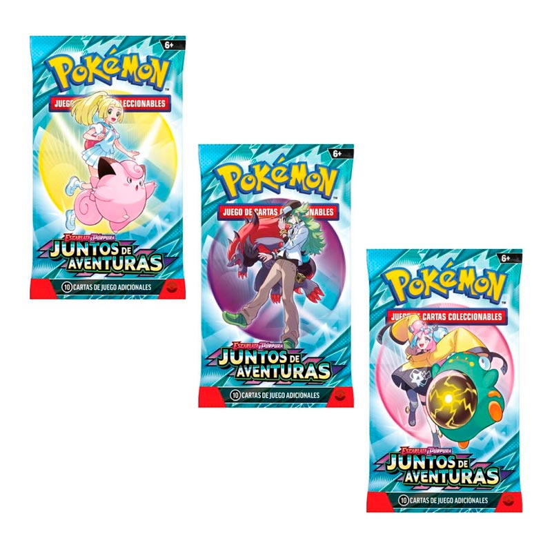 POKEMON TCG ESCARLATA Y PÚRPURA JUNTOS DE AVENTURAS BOOSTER ESPAÑOL