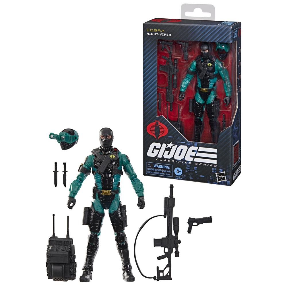 FIGURA HASBRO G.I. JOE CLASSIFIED SERIES NIGHT-VIPER