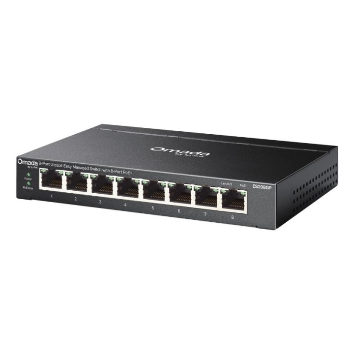 SWITCH TP-LINK OMADA ES208GP 8 PUERTOS