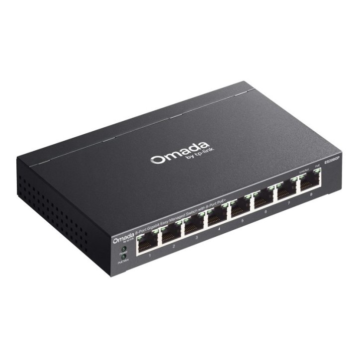 SWITCH TP-LINK OMADA ES208GP 8 PUERTOS