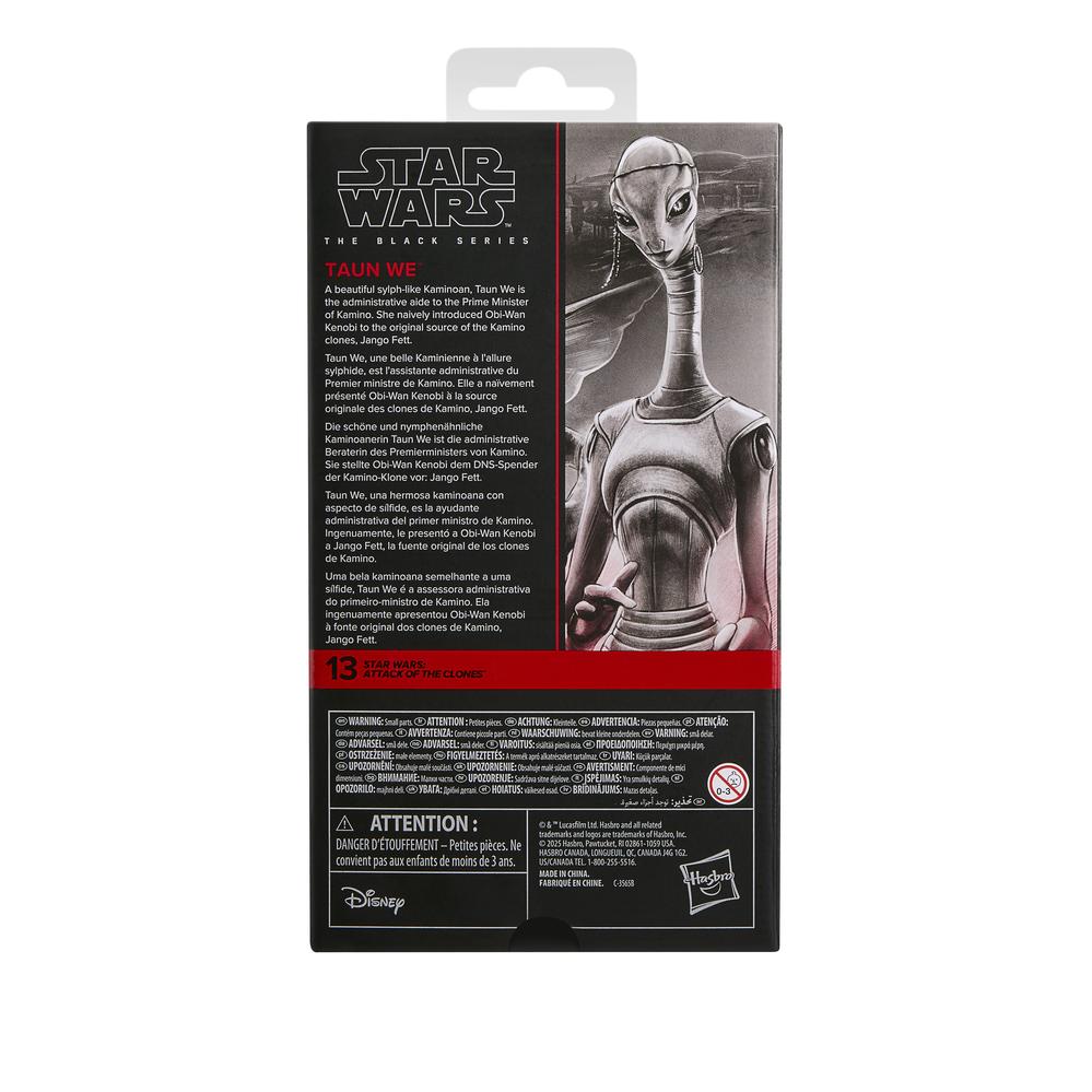 FIGURA HASBRO STAR WARS THE BLACK SERIES ATTACK OF THE CLONES TAUN WE