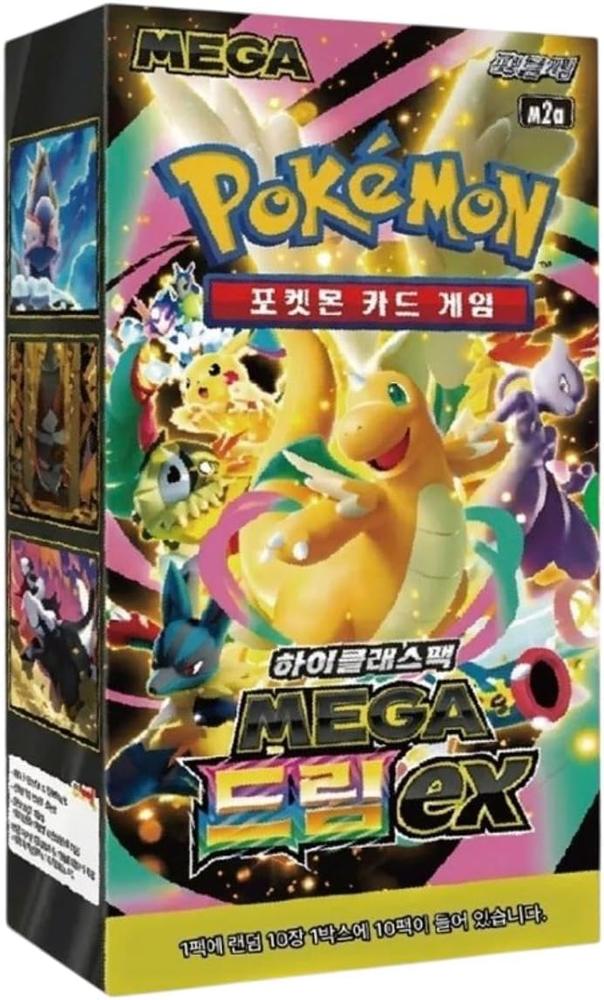 POKEMON TCG MEGA DREAM EX SOBRES DE REFUERZO COREANO