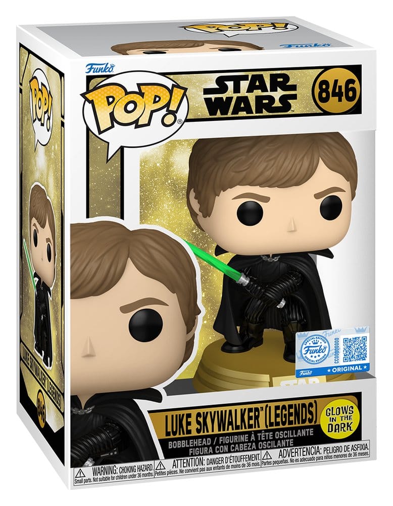 FUNKO POP Star Wars: SW Legends- Luke (Glow)