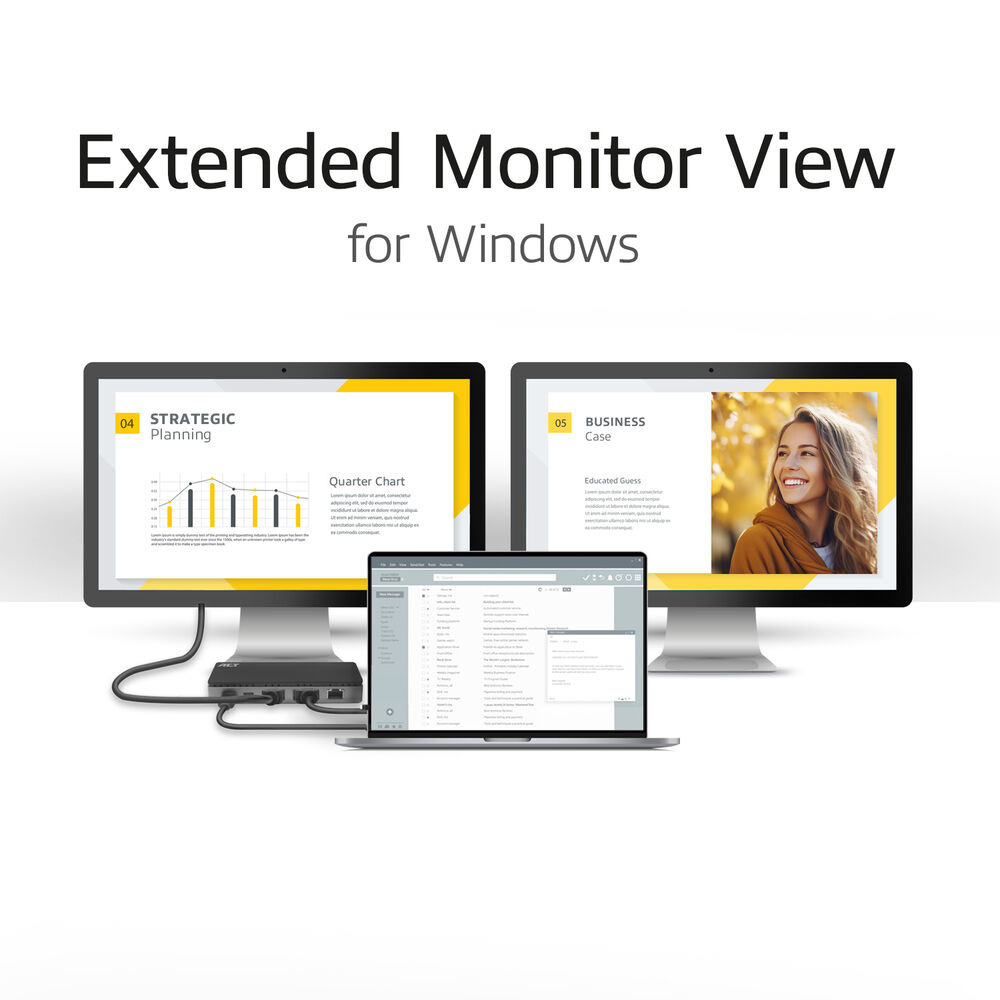 DOCKING STATION USB-C 2 HDMI 4K 100W ACT CONNECTIVITY