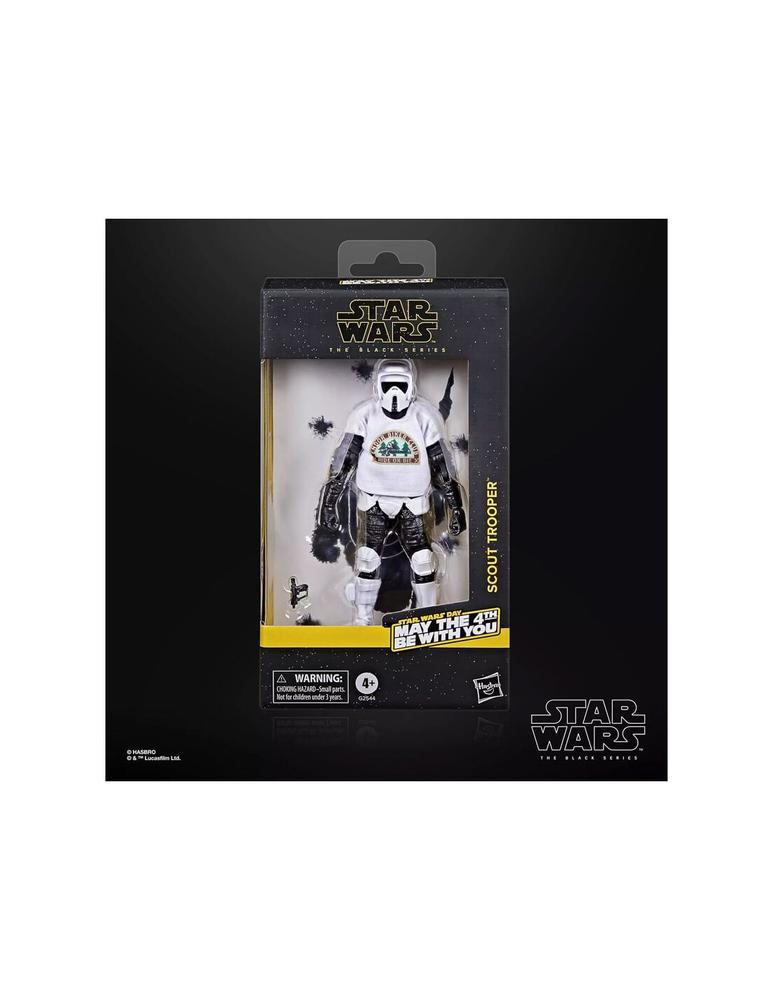 FIGURA HASBRO STAR WARS DAY THE BLACK SERIES MAY THE 4TH BE WITH YOU SCOUT TROOPER