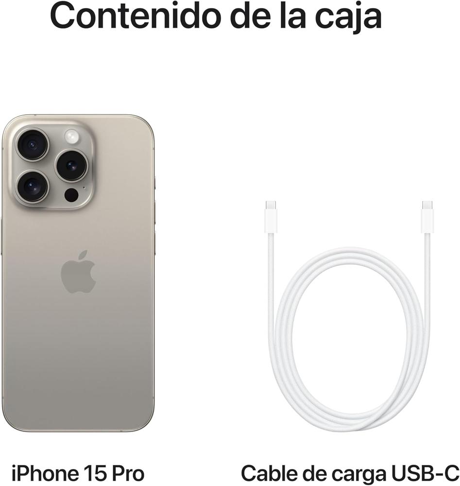 APPLE IPHONE 15 PRO 5G 128GB TITANIUM ACONDICIONADO