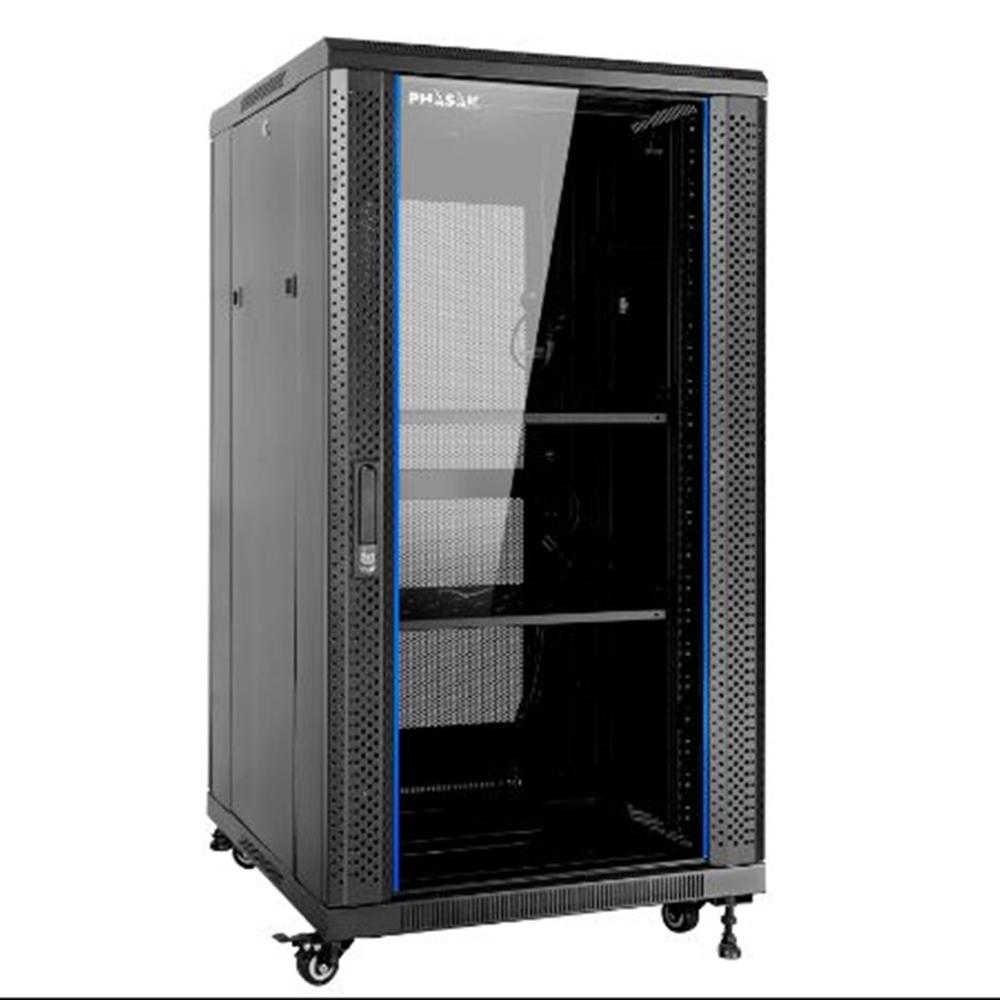 ARMARIO RACK DE SUELO 19" PHASAK PRO 22U 600X600 PHO 6622