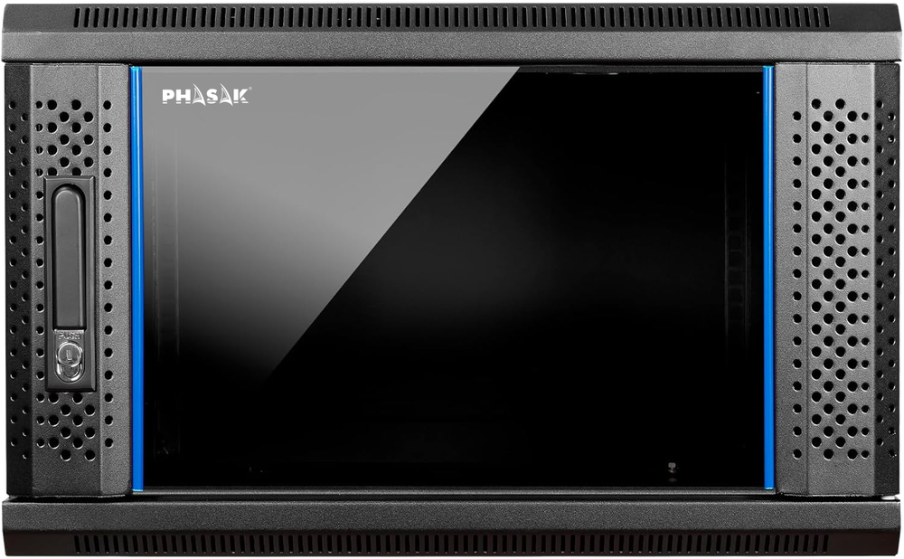 ARMARIO RACK MURAL 19" PHASAK PRO 9U 600X600 PHO 3109