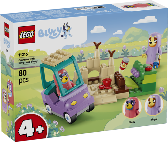LEGO ABUELITAS CON BINGO Y BLUEY