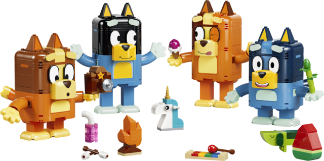 LEGO FAMILIA DE BLUEY PARA CONSTRUIR