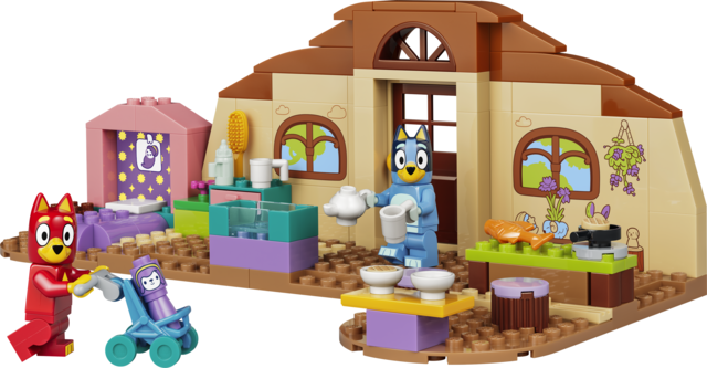 LEGO ESCUELA CON RUSTY Y BLUEY