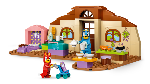 LEGO ESCUELA CON RUSTY Y BLUEY