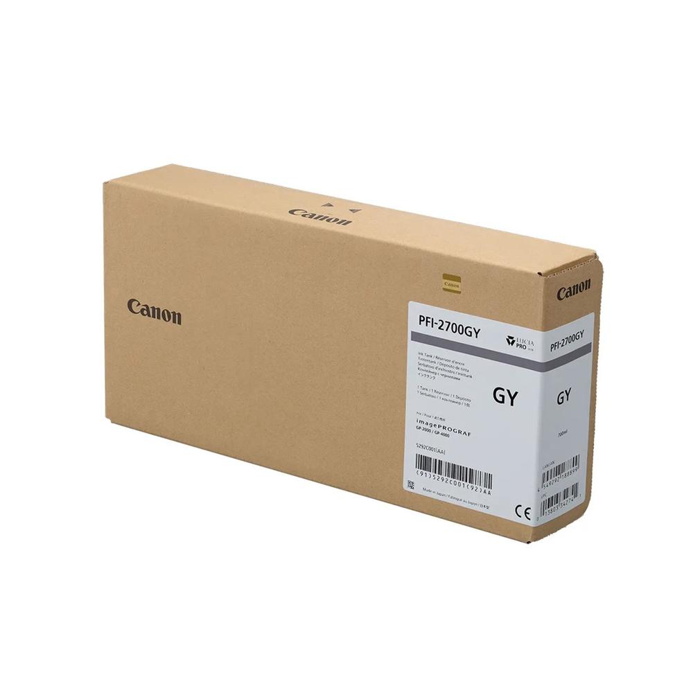 CARTUCHO TINTA GRAN FORMATO CANON PFI-2700 GRIS