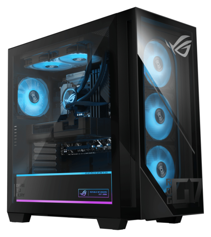 ASUS ROG G700TF-7265KF1240 - Sobremesa Gaming de (Intel Core Ultra 7 265KF, 32GB RAM, 1TB SSD, NVIDIA RTX 5070 12GB, Sin Sistema Operativo) Negro