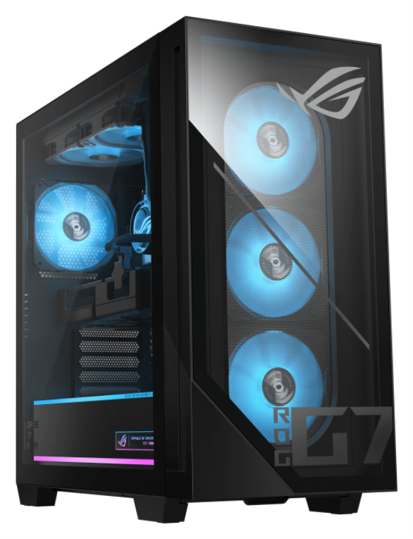 ASUS ROG G700TF-7265KF1240 - Sobremesa Gaming de (Intel Core Ultra 7 265KF, 32GB RAM, 1TB SSD, NVIDIA RTX 5070 12GB, Sin Sistema Operativo) Negro