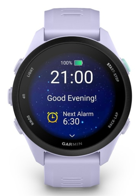 Garmin Forerunner 70 3,05 cm (1.2") AMOLED 43 mm Digital 390 x 390 Pixeles Pantalla táctil Lavanda GPS (satélite)
