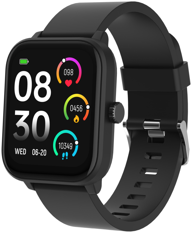 Denver SWG-155B Black Smartwatch 4,65 cm (1.83") IPS Digital Pantalla táctil Negro GPS (satélite)