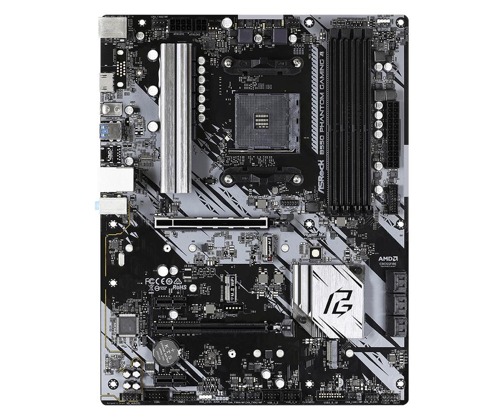 PLACA BASE ASROCK AM4 B550 PHANTOM GAMING 4 ATX / 4XDDR4 / 6XSATA6 / 1XUSB 3.2 / 2XUSB 2.0 90-MXBCY0-A0UAYZ