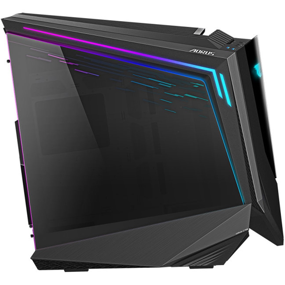 CAJA GAMING GIGABYTE AC700G ATX 4XUSB3.0 1XUSBC LATERAL CRISTAL S/F RGB