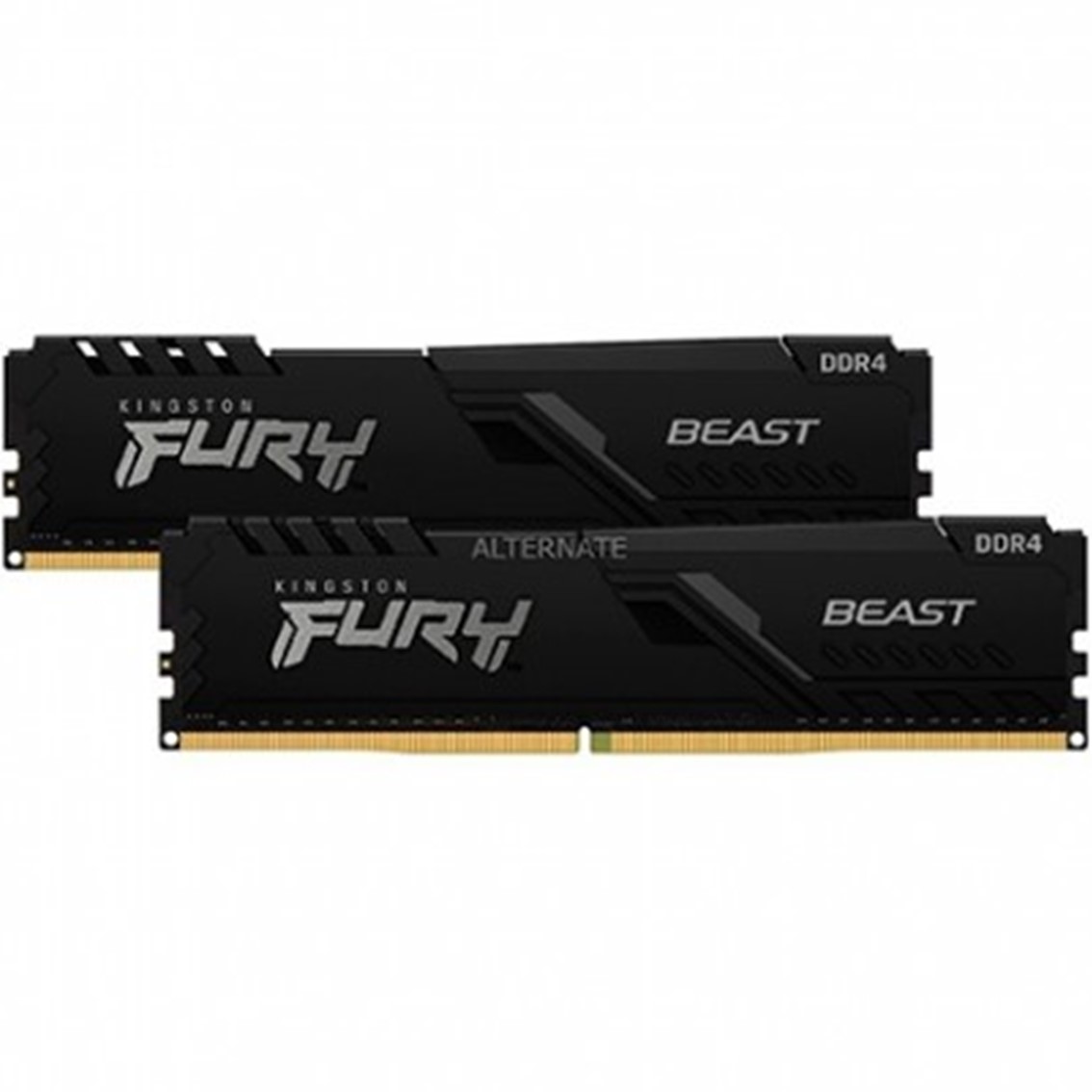 MEMORIA RAM DDR4 32GB 2X16GB KINGSTON / 3600MHZ / PC4-28800 / FURY BEAST NEGRO / CL 18 / 1.35V