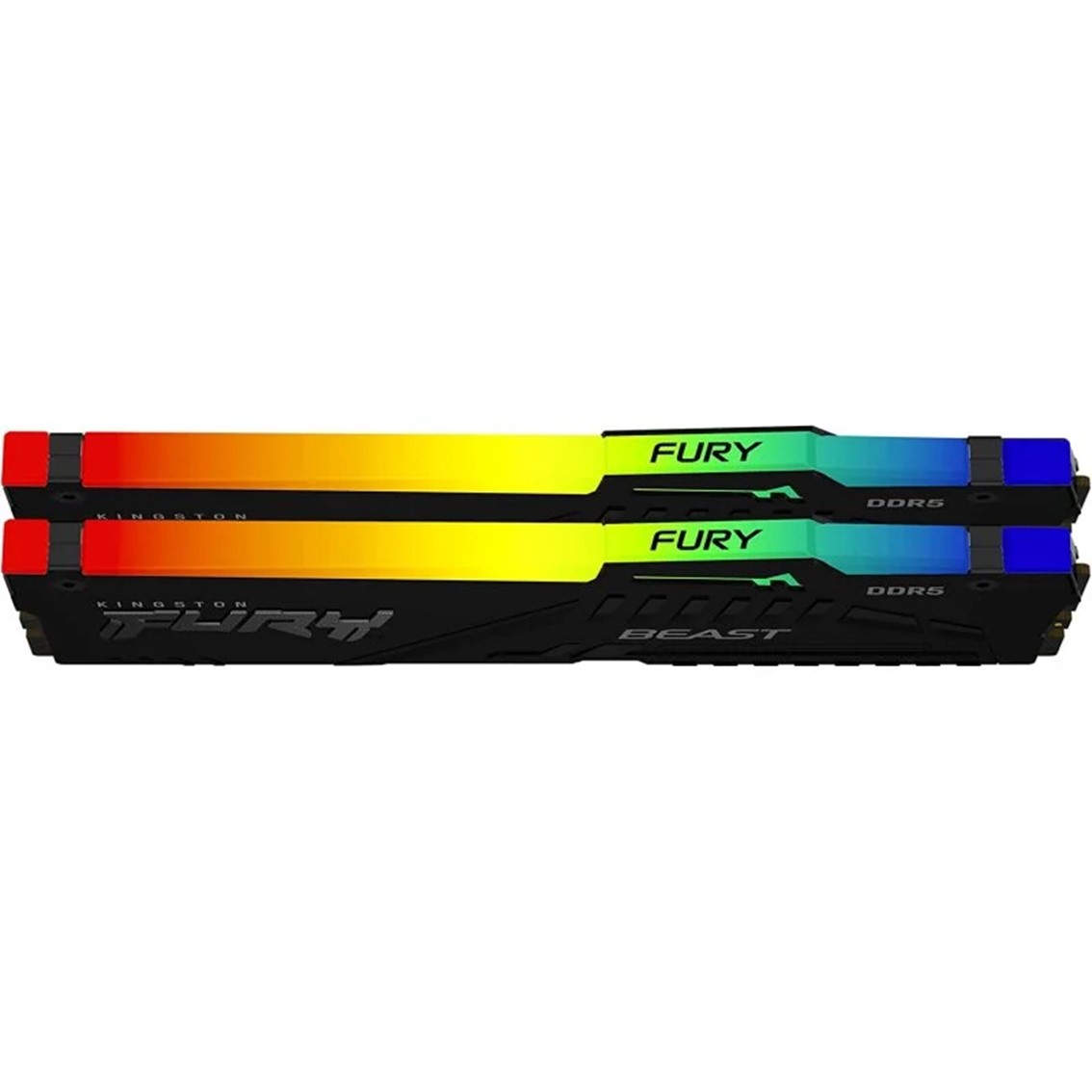 MEMORIA RAM DDR5 32GB 2X16GB KINGSTON / 5600MHZ / PC5 44800 / FURY BEAST RGB / CL36 / 1.25V