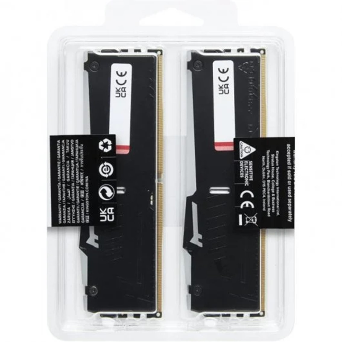 MEMORIA RAM DDR5 32GB 2X16GB KINGSTON / 5600MHZ / PC5 44800 / FURY BEAST RGB / CL36 / 1.25V