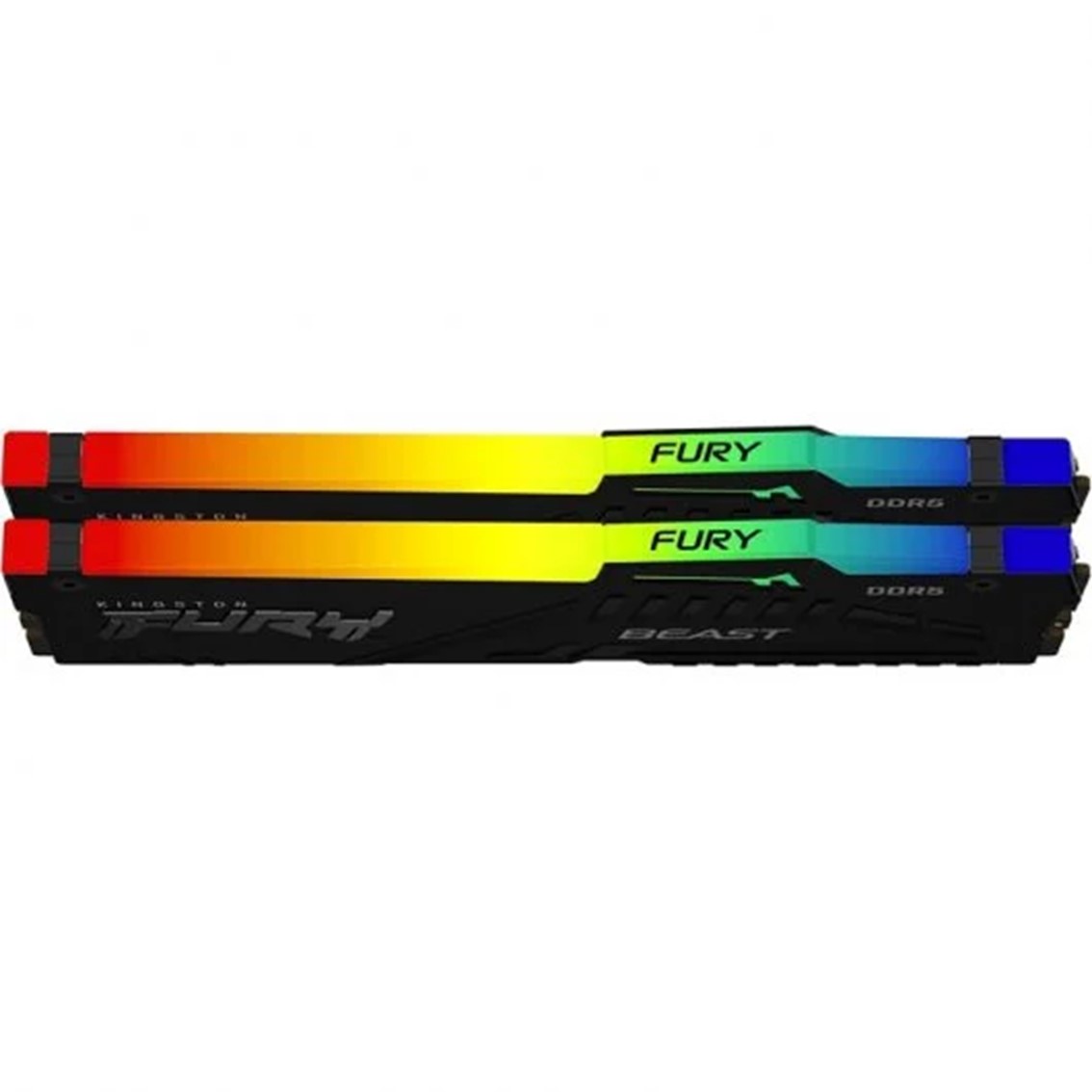 MEMORIA RAM DDR5 16GB 2 X 8GB KINGSTON / 6000 MHZ / PC5-48000 / FURY BEAST EX RGB / CL36 / 1.25V