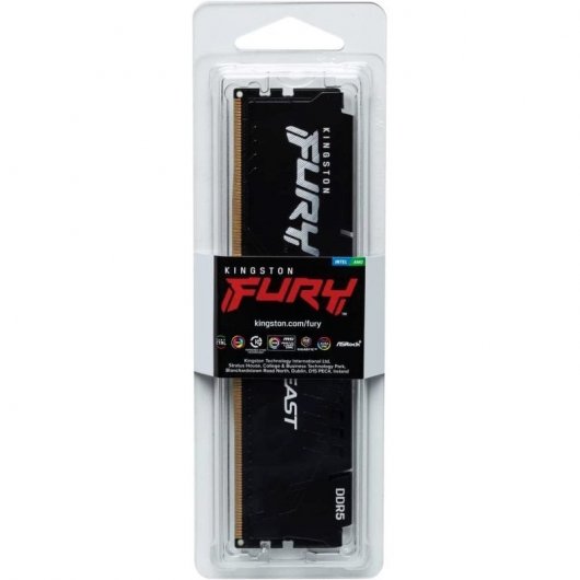 MEMORIA RAM DDR5 8GB KINGSTON / 5600 MHZ / PC5-44800 / FURY BEAST / CL36 / 1.25V / AM5