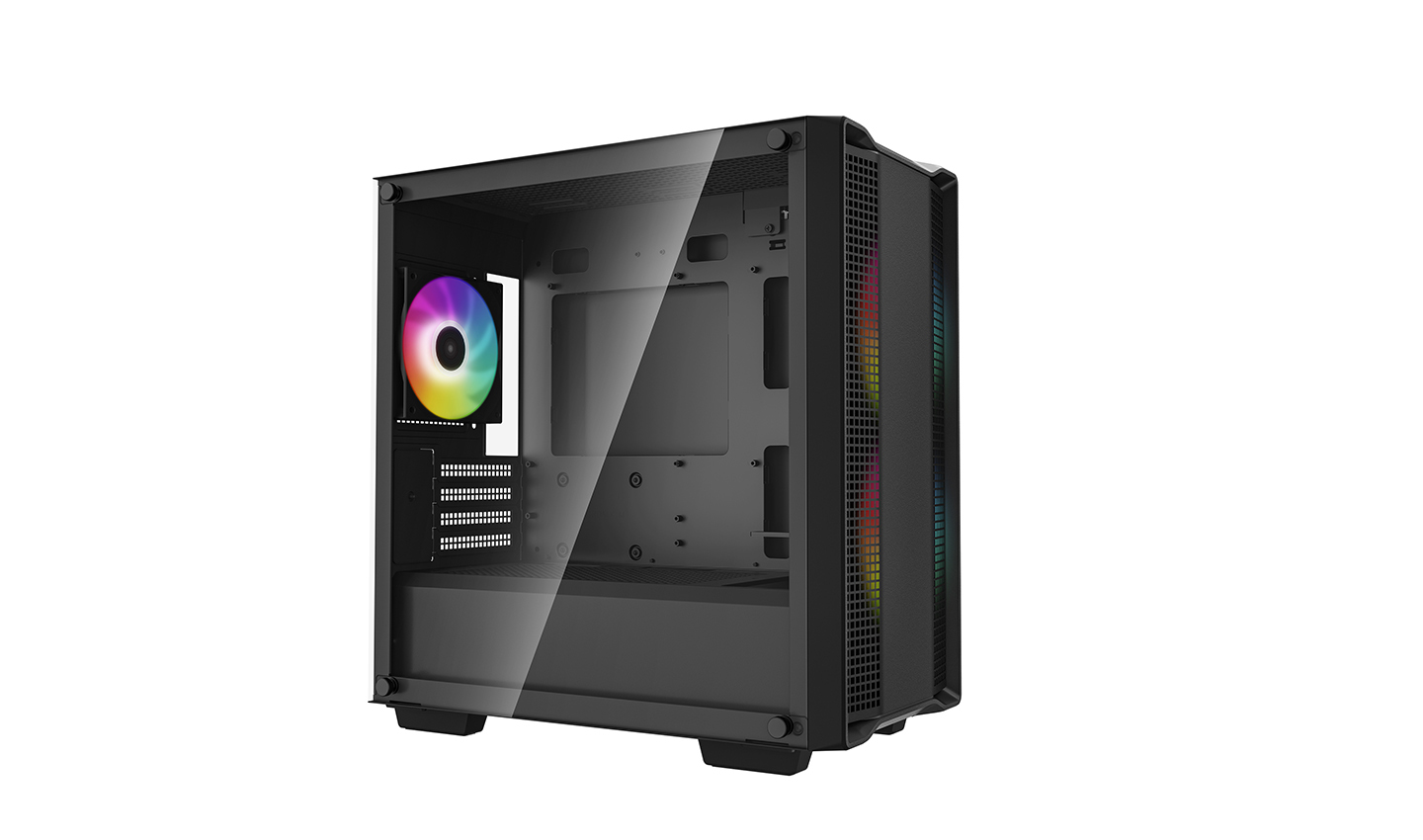 CAJA ORDENADOR GAMING DEEPCOOL CC360 NEGRO M-ATX 1 X USB 3.0 1 X USB 2.0 3 X 120MM