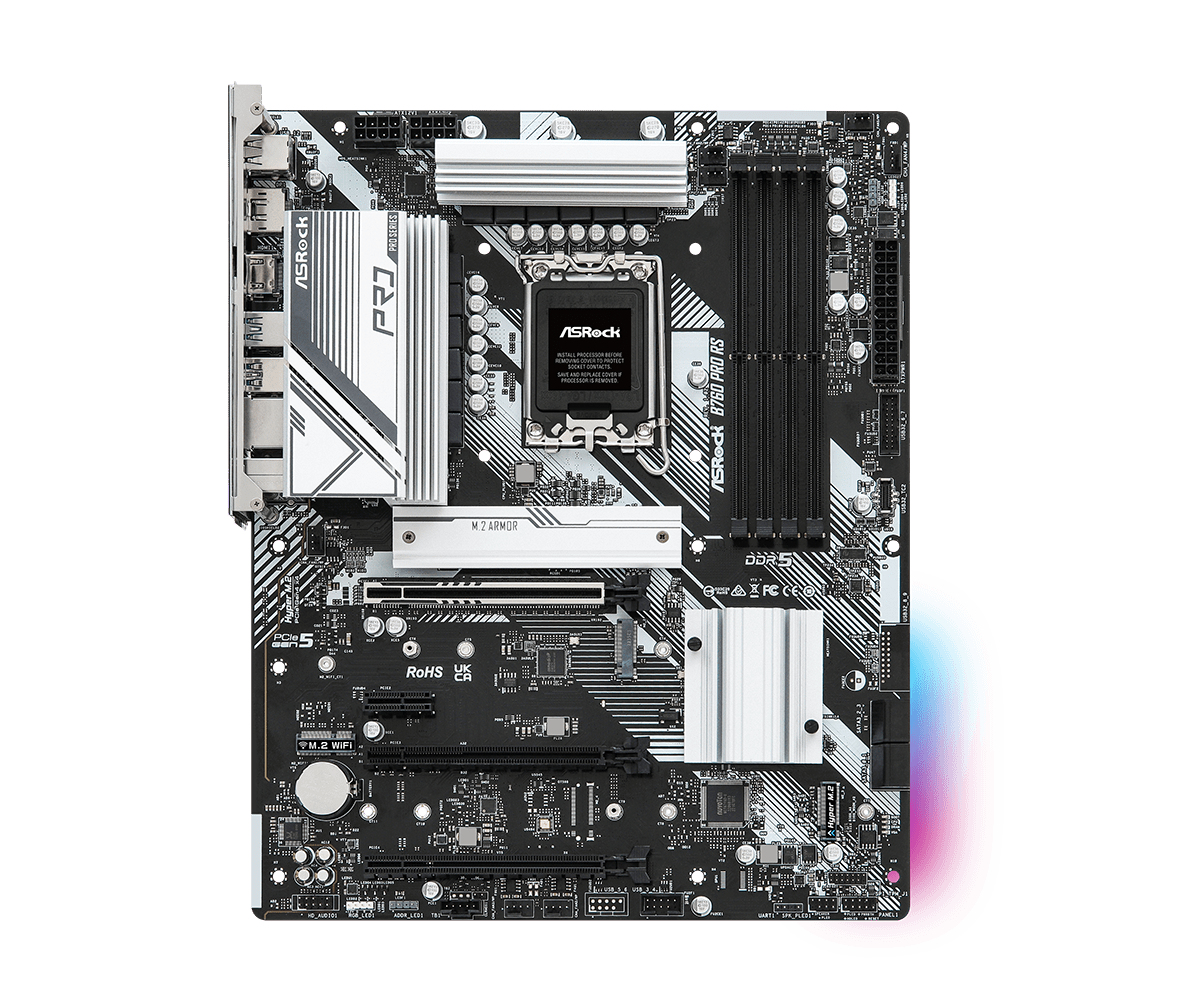 PLACA BASE ASROCK 1700 B760 PRO RS DDR5