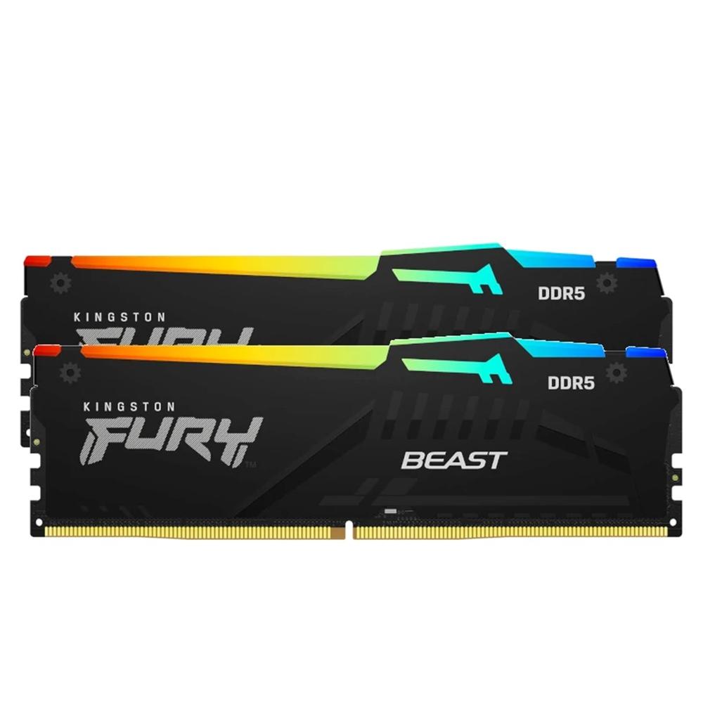 MEMORIA RAM KINGSTON FURY BEAST KF556C40BBAK2-32 DDR5 2X16GB 32GB CL40