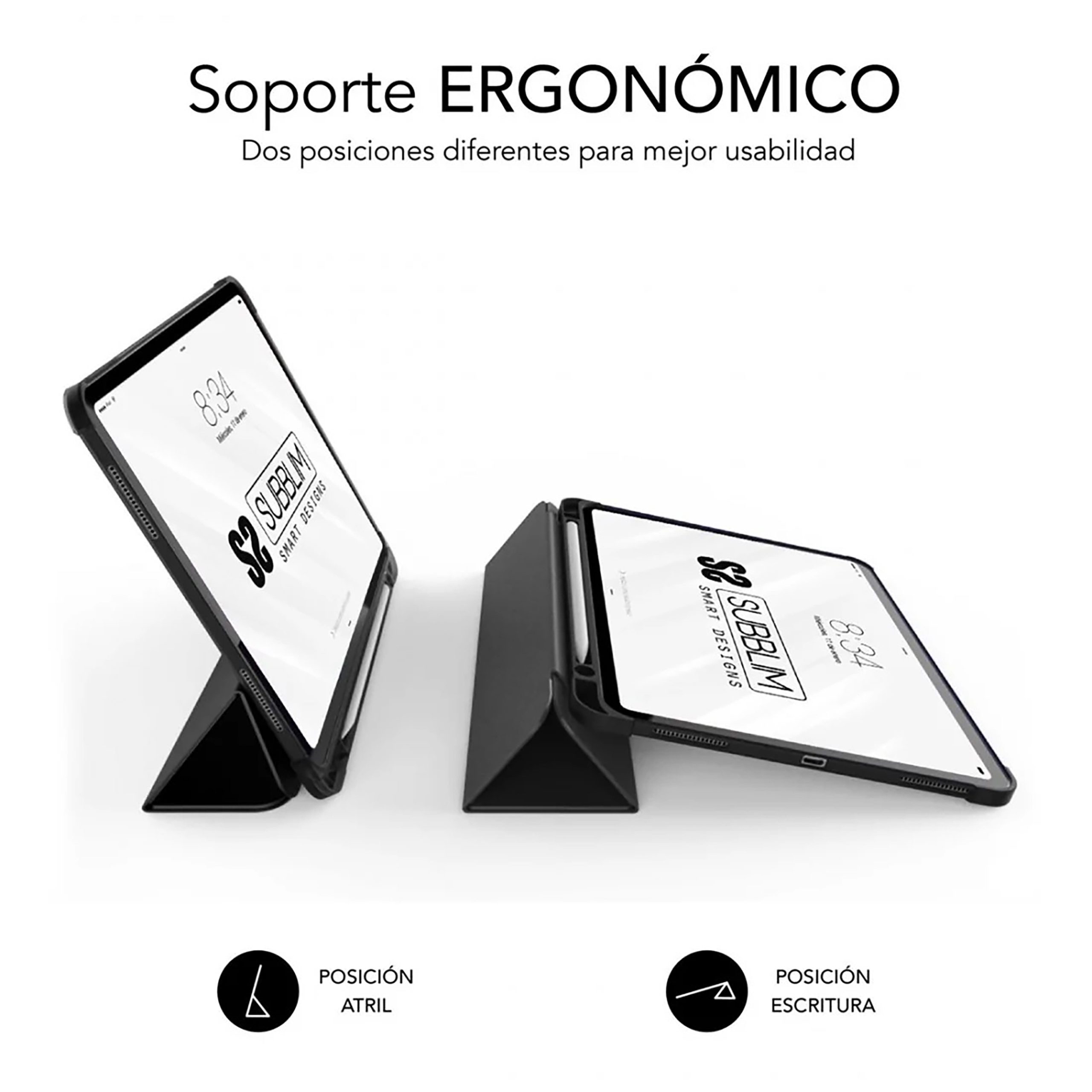 FUNDA SUBBLIM SHOCK CASE PARA APPLE IPAD PRO 11" 2020 NEGRO