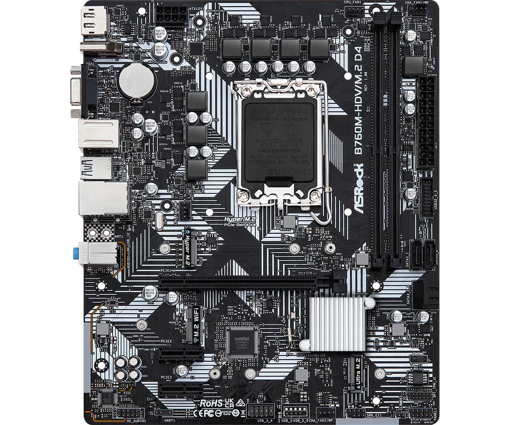 PLACA BASE ASROCK 1700 B760M-HDV/M.2 D4