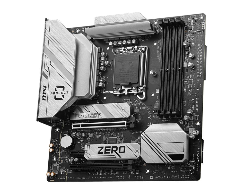 PLACA BASE MSI B760M PROJECT ZERO 1700 MATX 4XDDR5