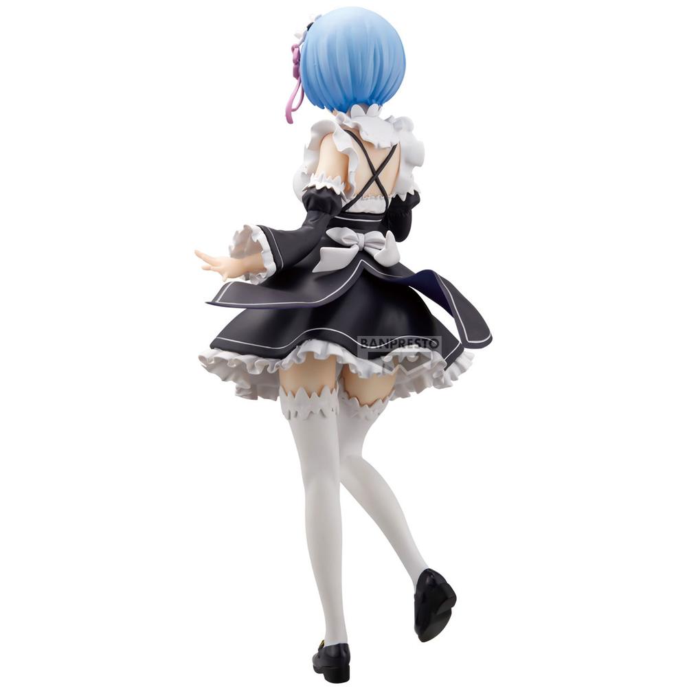 FIGURA BANPRESTO RE: ZERO STARTING LIFE IN ANOTHER WORLD GLITTER & GLAMOURS REM MAID VER. 24CM