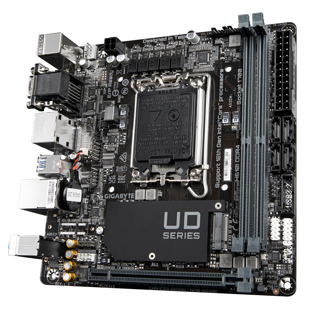 PLACA BASE GIGABYTE H610I DDR4 M-ITX/ 2X DDR4