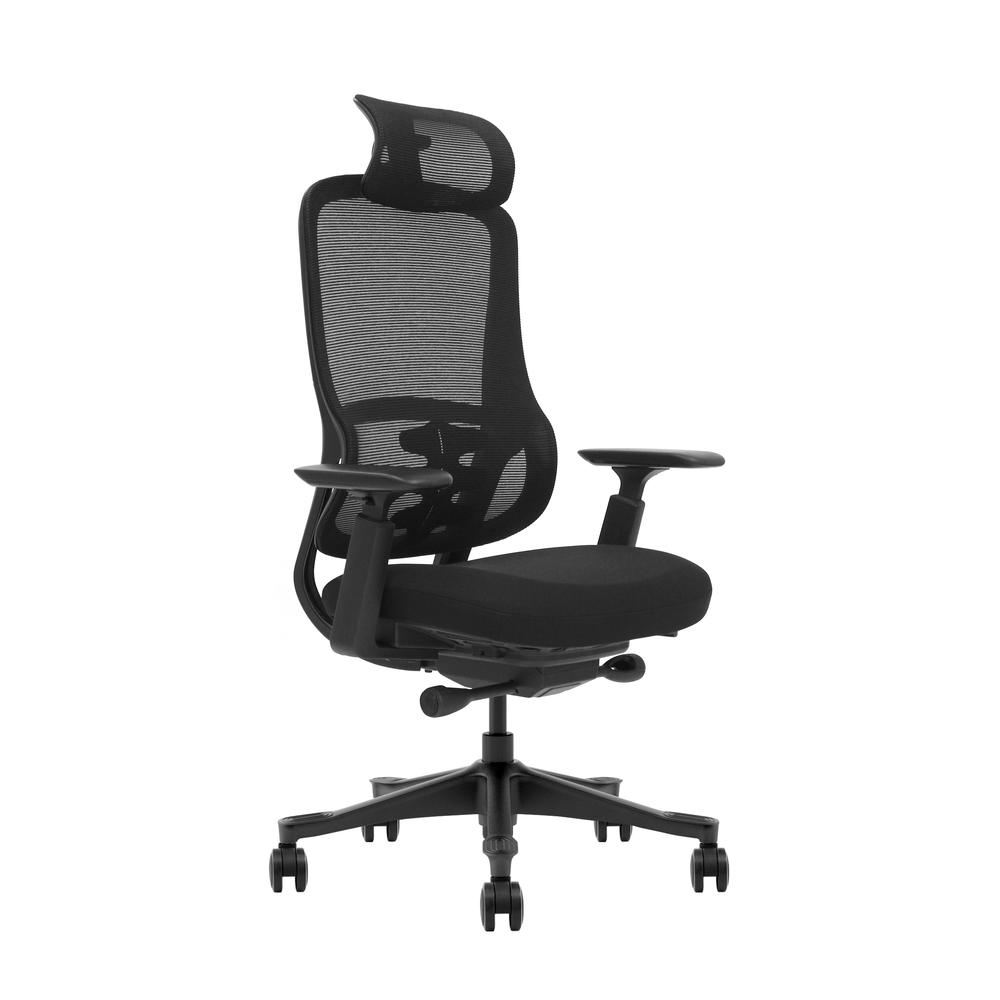 Silla Oficina Lira Apoyo Lumbar Sistema Basculante Reposacabezas 2D Hasta 120 Kg