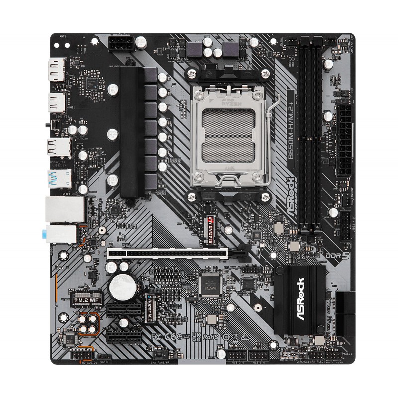 PLACA BASE ASROCK B650M-H/M.2+ AM5 MATX