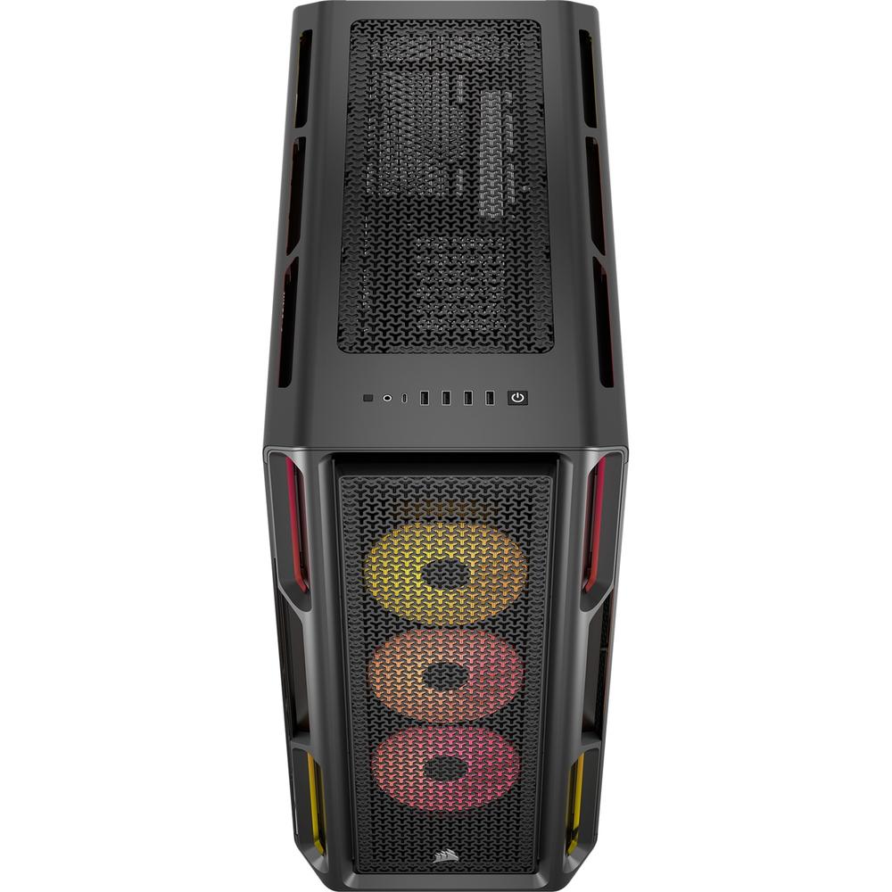 CAJA ORDENADOR GAMING CORSAIR ICUE 5000T ATX LX RGB CRISTAL TEMPLADO NEGRA