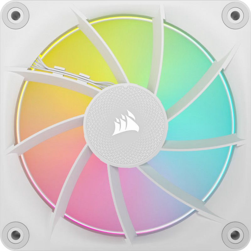 VENTILADOR CAJA CORSAIR LX120 ICUE LINK RGB 120MM BLANCO