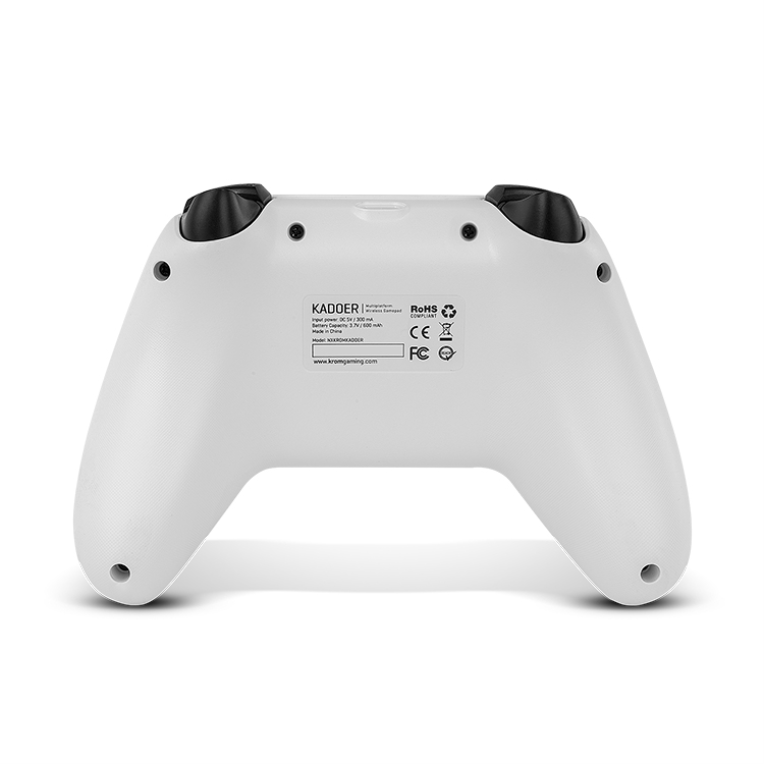 GAMEPAD KROM KADOER INALAMBRICO MULTIPLATAFORMA BLANCO 5.0
