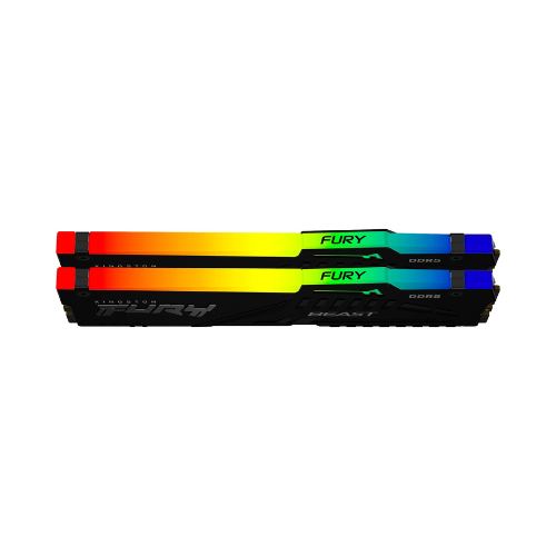 MEMORIA RAM DDR5 32GB 2X16GB KINGSTON / 6000MHZ / PC5 48000 / FURY BEAST RGB / CL36