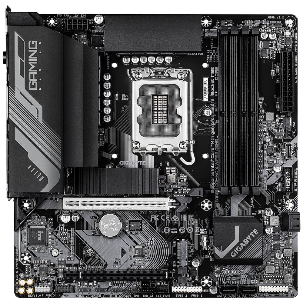 PLACA BASE GIGABYTE B760M GAMING X WIFI6E GEN5 MAT/ 4X DDR5