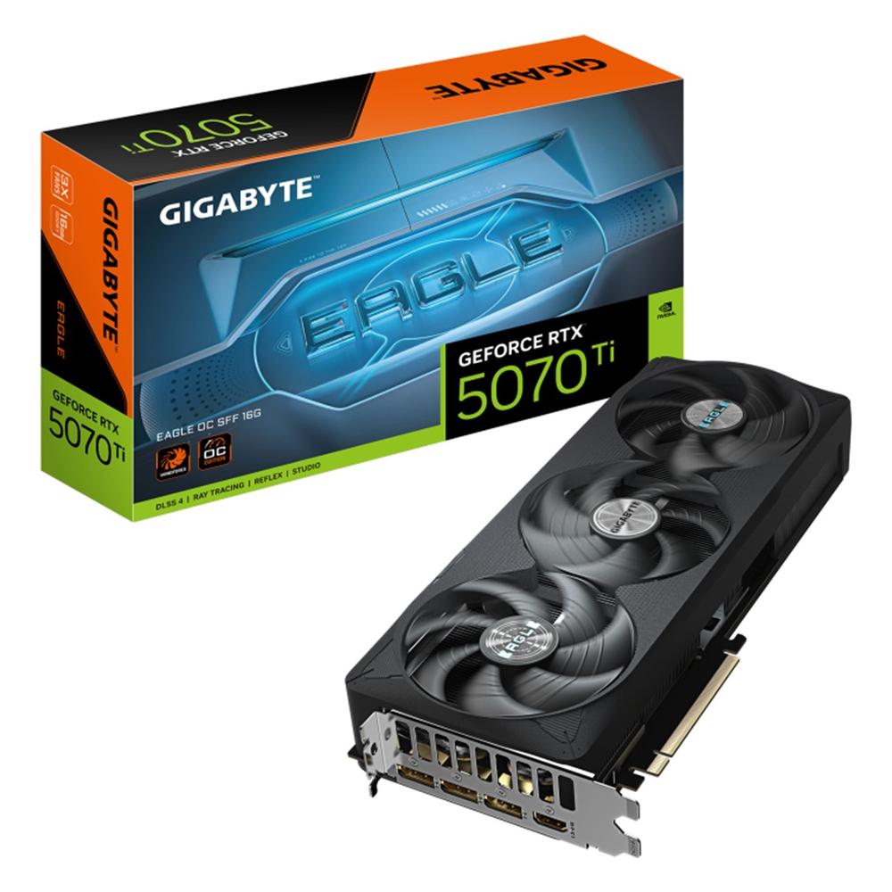 TARJETA GRAFICA GIGABYTE RTX 5070TI EAGLE OC SFF 16GB GDDR7/ 3X DP/ 1X HDMI PCI EXPRESS 5.0