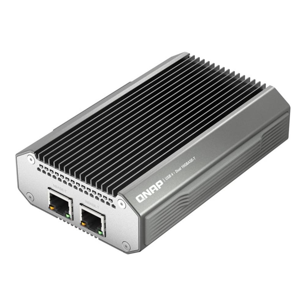 ADAPTADOR DE RED QNAP QNA-UC10G2T USB TIPO C 2X RJ45