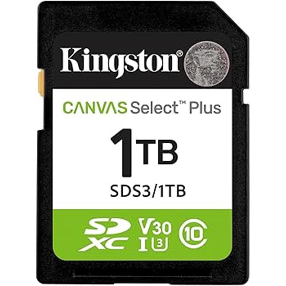 TARJETA MEMORIA SDXC 1TB KINGSTON CANVAS SELECT PLUS UHS-I CLASE 10